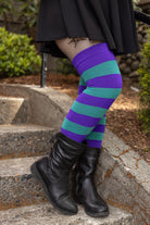 Extraordinary Programming Socks - Teal & purple