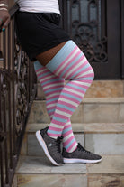 Longer Pride Stripes Extraordinary Tube Socks - Trans
