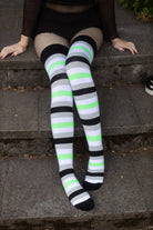 Original Pride Thigh High Socks - Agender
