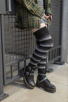 Portland Stripes Extraordinary Thigh High