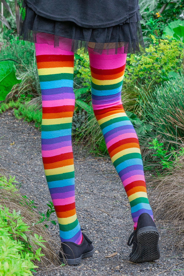 Longer Original Pride Stripes Tube Socks - Gilbert-Baker Rainbow