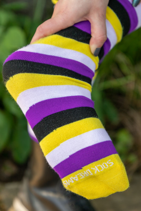Longer Original Pride Stripes Tube Socks - Nonbinary