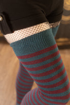 Longer Ringmaster Stripes Extraordinary Thigh High Socks - Buggy D