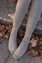 Longer Extraordinary Thigh High Socks - Tan