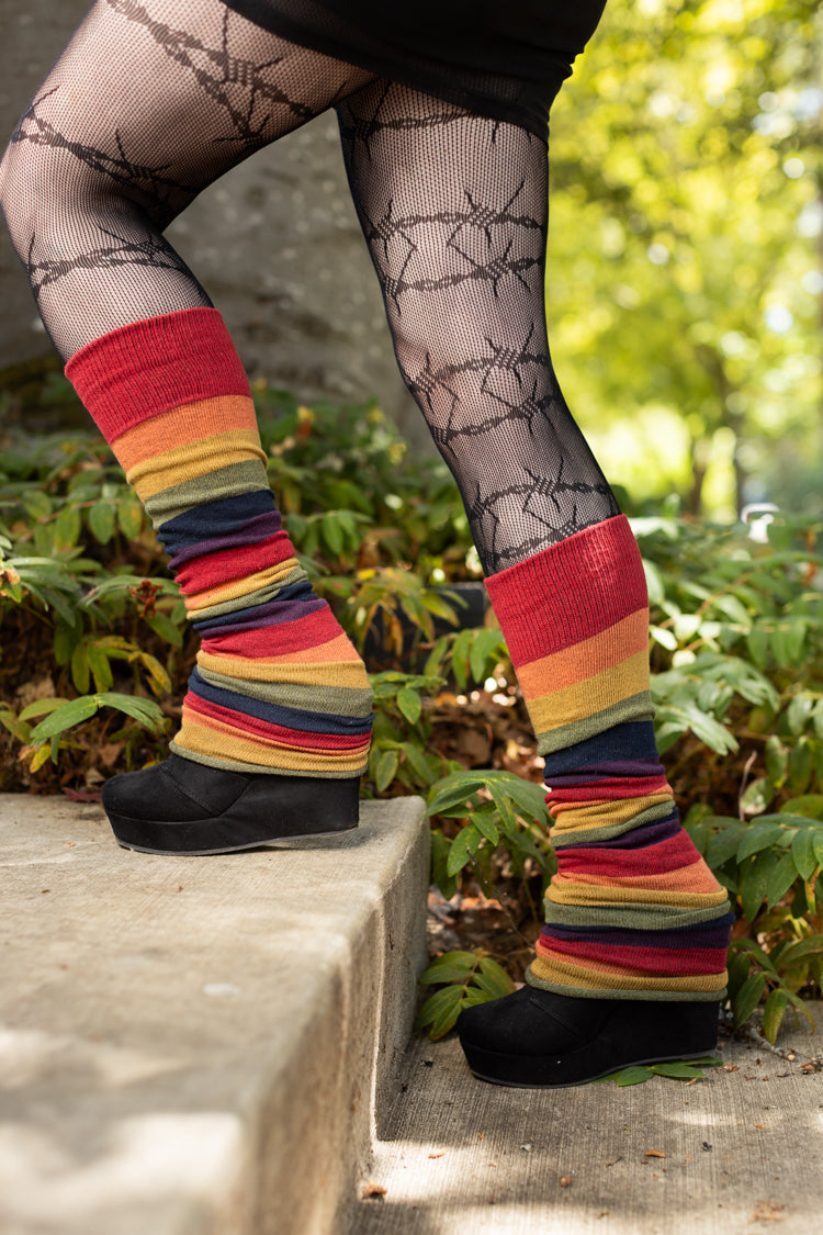 Harvest Rainbow Longer Leg Warmers