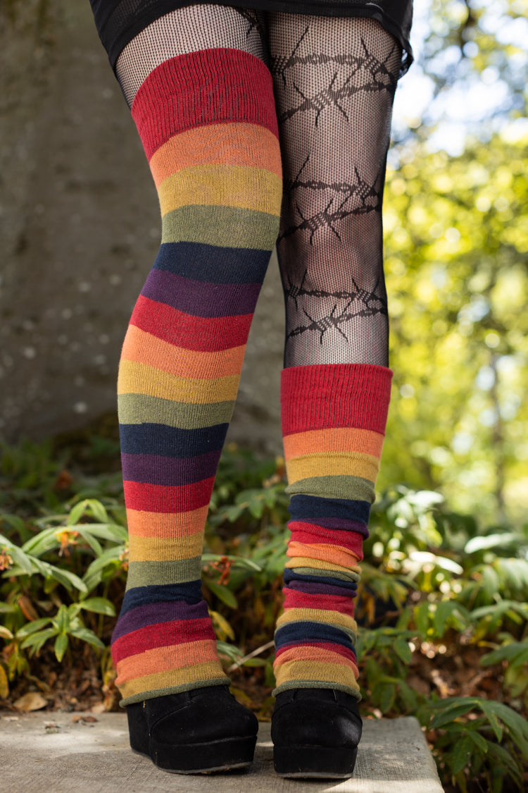 Harvest Rainbow Longer Leg Warmers