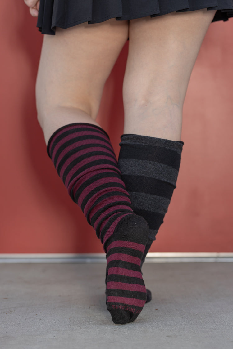 Mystery Mismatch Roll Top Knee Highs