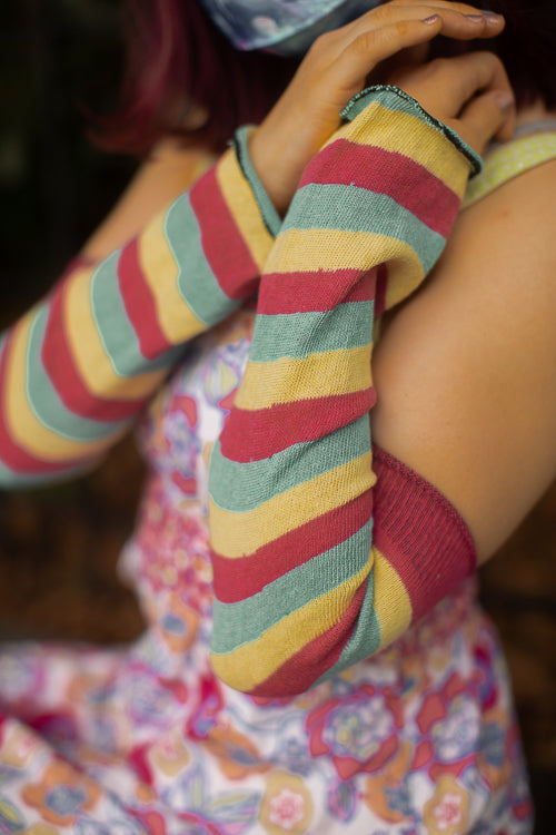 Pride Stripes Arm Warmers - pansexual