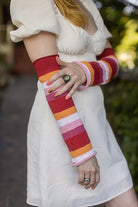 Pride Stripes Arm Warmers - lesbian