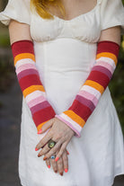 Pride Stripes Arm Warmers - lesbian