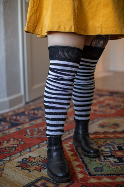 Super Stripes Longer - Black/White