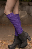 Slinky Thigh High Socks - Purple