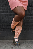 Cotton Slouch Socks - Toe Beans Pink