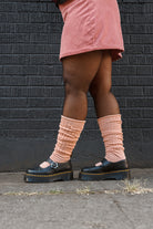 Cotton Slouch Socks - Toe Beans Pink