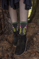 Mellow Mushrooms Wool Micro Crew