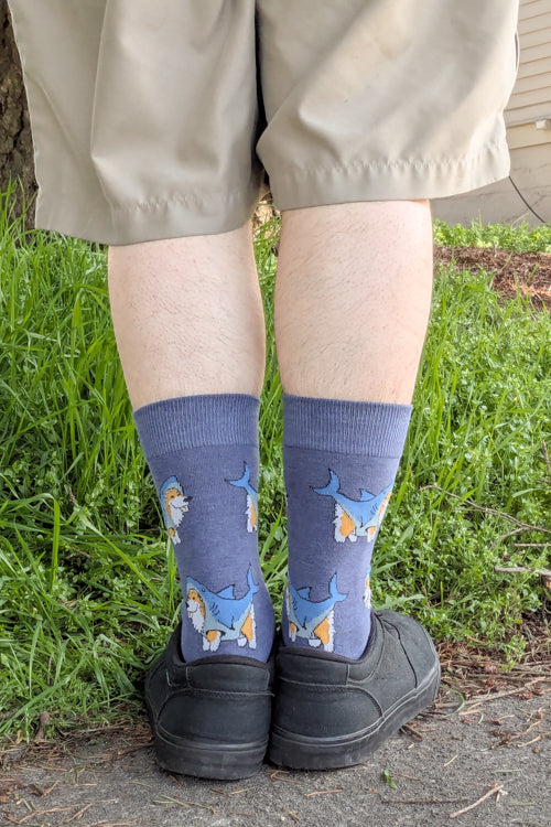 Corgi Sharks Crew - Large