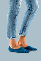 Lightweight Hidden Toe Socks - Steel