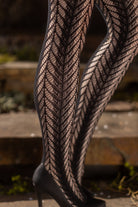 Serpent Skin Net Tights