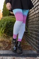 Mermaid Dip Dyed Extraordinary Thigh High - Trans