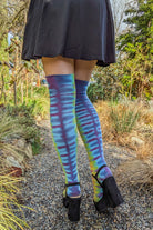 O Tie Dye Knee Socks - Classic Tie Dye