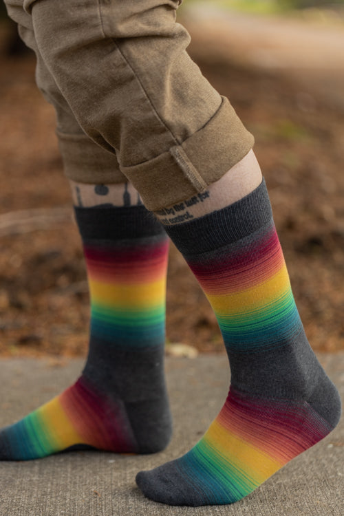 Awesome Striped Crew - Large