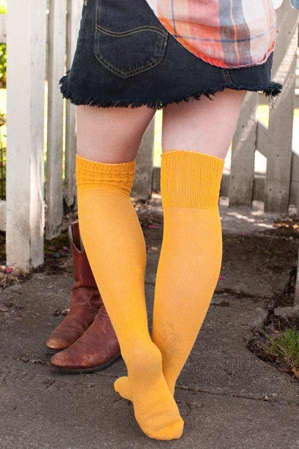 O Basics Knee Socks - Gold