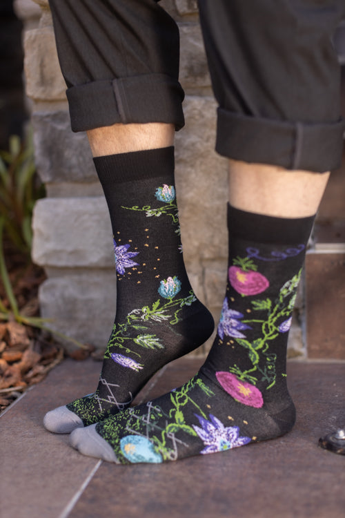 Passion Fruit NYBG Crew - Black