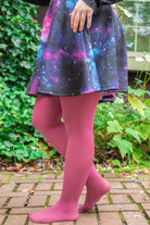 Plus Size Color Tights - Antique Rose