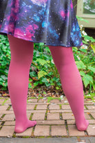 Plus Size Color Tights - Antique Rose