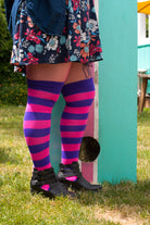 Extraordinary Programming Socks - Purple/Neon Pink
