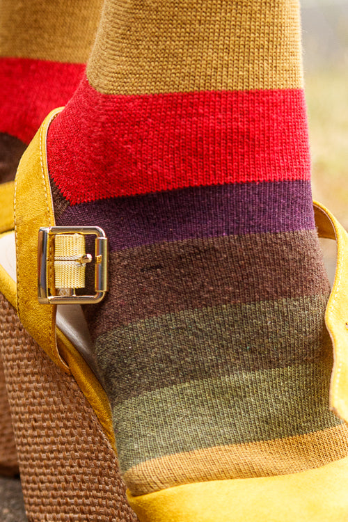 Imperfect! Autumn Stripes Extraordinary Thigh High