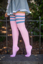 Magical Kawaii Thigh High - Cherry Blossom with Sky
