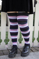Longer Pride Stripes Extraordinary Tube Socks - Genderfluid