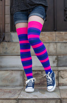 Original Pride Thigh High Socks - Bisexual