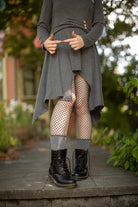 Classic Ribbed Bootsocks - charcoal