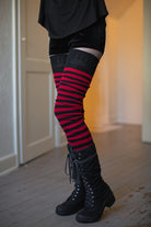 Super Stripes Longer - Black/Red