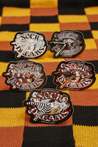 Five different Halloween stickers