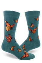 Monarch Butterfly Crew - Heather Sea Large