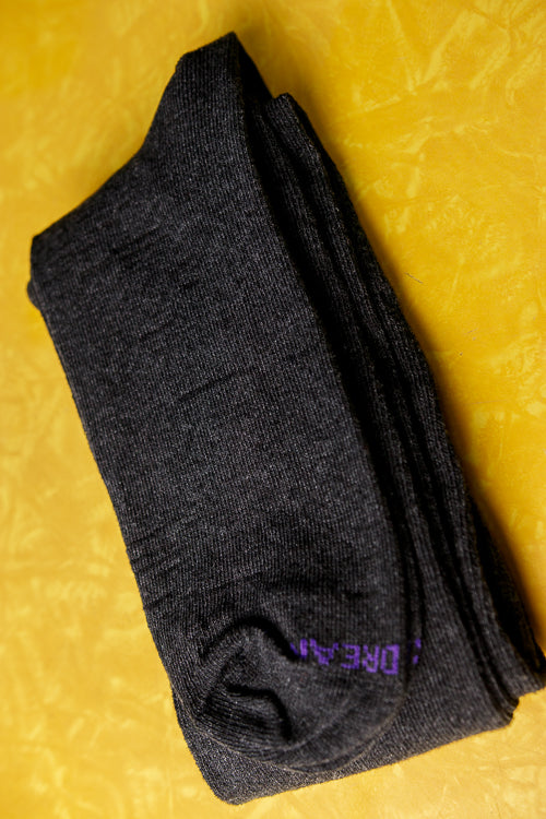 Oops! XL Foot Longer Extraordinary Thigh High - Dark Charcoal