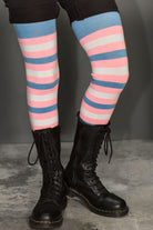 XL Foot Longer Original Pride Stripes Socks - Trans