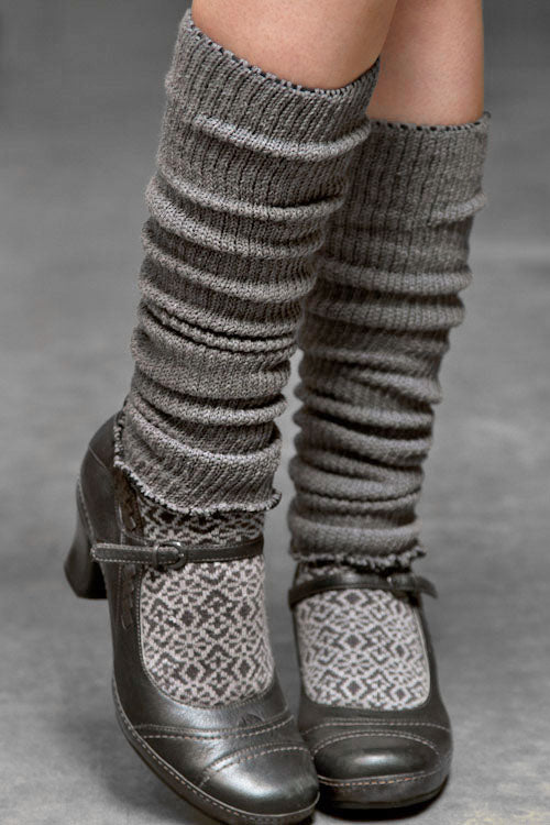 Shorty Scrunchable Warmers - Charcoal