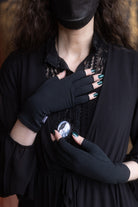 Imak Compression Fingerless Gloves - Black