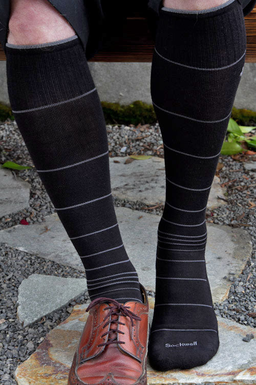 Men's Circulator Compression Knee High - Black