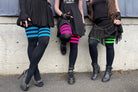 Neon Power Stripe Socks