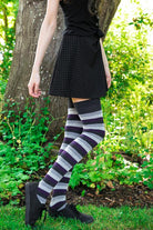 Longer Pride Stripes Extraordinary Tube Socks - Asexual