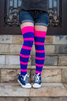 Original Pride Thigh High Socks - Bisexual