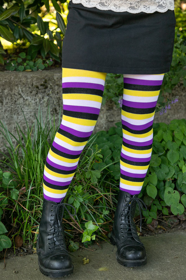 Longer Original Pride Stripes Tube Socks - Nonbinary