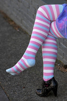 Pride Stripes Extraordinary Thigh High Socks - trans