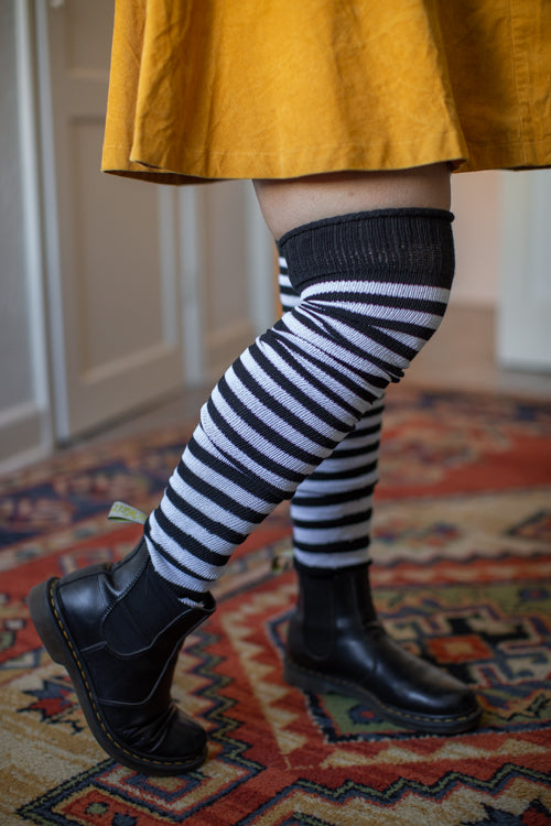 Super Stripes Longer - Black/White