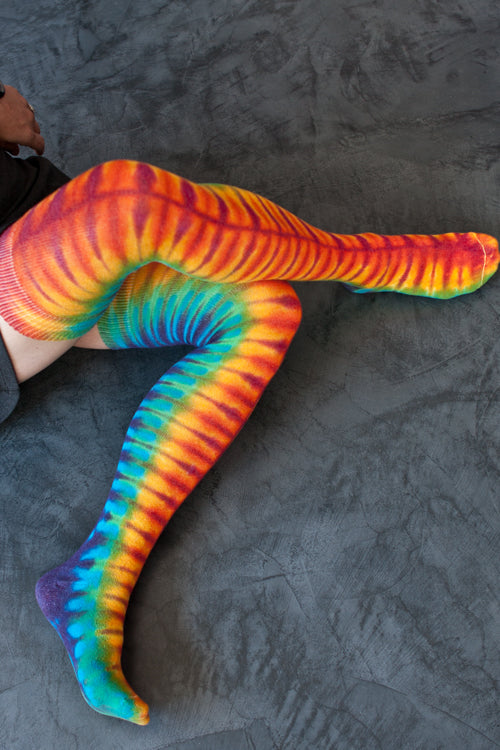 Extraordinary Tie Dye Thigh High - Classic Tie Dye